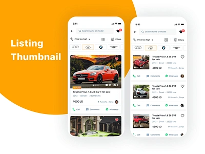 Car Classified App android app app design car app design interation design ios app ios design landing page landing page ui new car app new car app startup uiux user car app user car app