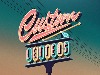 Custom Letters ✍ design illustration illustrator letter lettering letters shadows texture vector