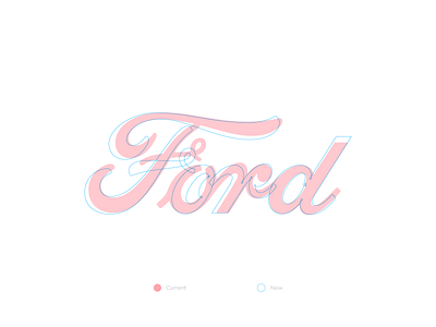 Ford branding concept design ford isologo lettering letters logo logotype redesign refresh typography vector