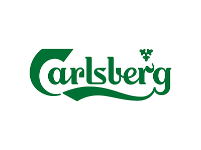 Carlsberg branding carlsberg design letter lettering letters logo rebrand redesign typography vector