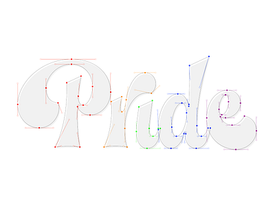 Pride design illustration illustrator letter lettering letters vector