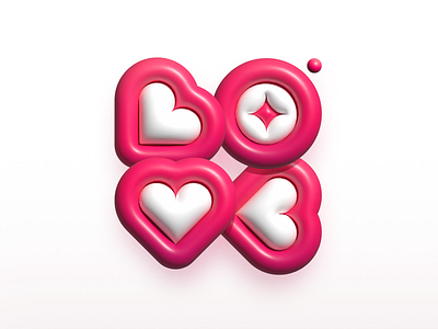 Love ❤️ 3d design illustration illustrator letter lettering letters logo love shadows ui vector volumetric