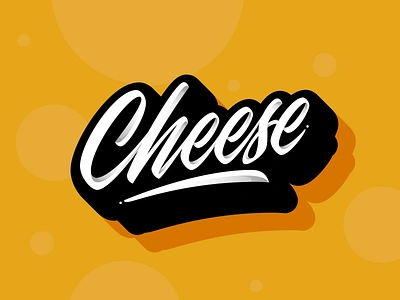 🧀 cheese design illustration illustrator letter lettering letters logo shadows ui vector