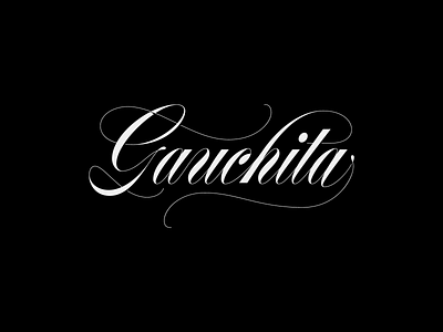 Gauchita branding design gauchita illustration illustrator letter lettering letters logo logos shadows ui vector