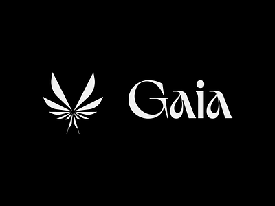 Gaia branding design gaia graphic design illustrator letter lettering letters logo shadows vector