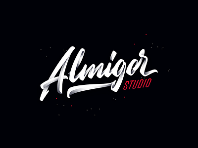 Almigor letter lettering