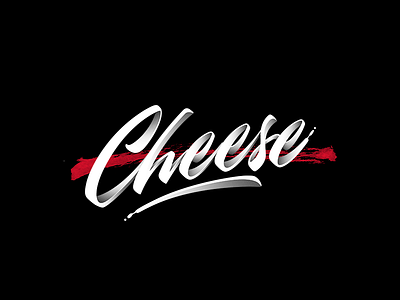 Cheese :D letter lettering