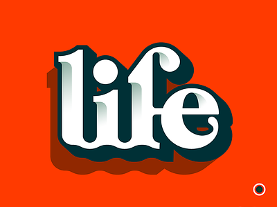 Enjoy life! ✌️😊 blend design illustrator letter lettering letters life logo shades shadows typography vector