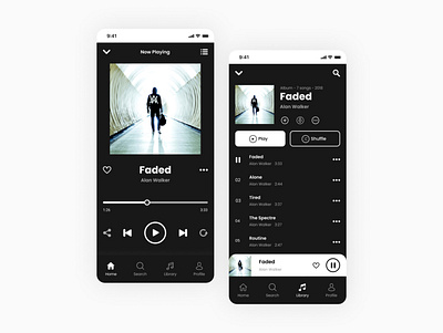 Music App Design design ui ux