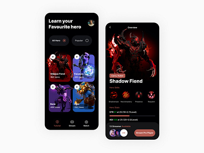 Dota 2 | App Design