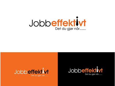 Logo for Jobeffektivt concept jobs recruitment