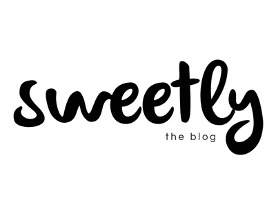 sweetly bubbly type logo script typography