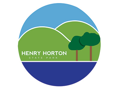 henry horton / logo blue green logo park rebrand sans serif