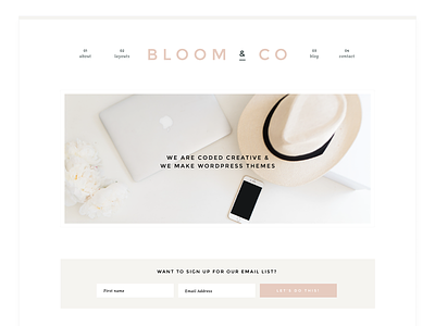 Bloom WordPress Theme