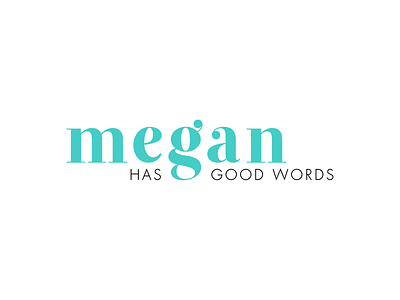 Megan Has Good Words | Final Logo
