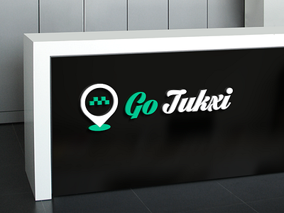 GO TUKXI Logo Design ali malik cab logo creative logo location logo logo design taxi logo travel logo vector logo