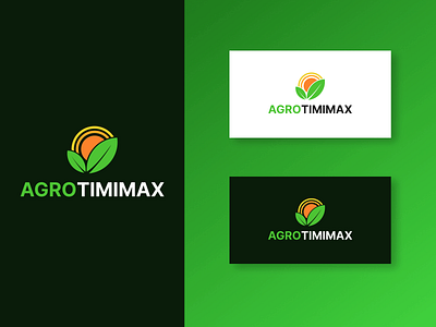 Agrotimimax logo design agro agronomy brand design branding design logo nature plants vector