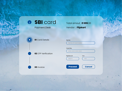 002 DailyUI Credit/Debit card checkout page card checkout checkout cool creditcard debit card design flipkart india mobile new page payment form pinterest sbi transaction ui uiux web