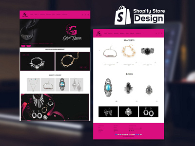 Glam with gympsy web mockup 1