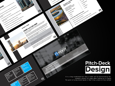 Pitch Deck Design Efoot