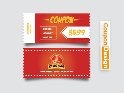 Coupon Design branding coupon design identity logo