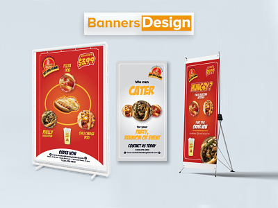 Standing Banner Design banner food stand stand standing banner design