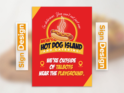 Location Sign Design branding marketing promotion