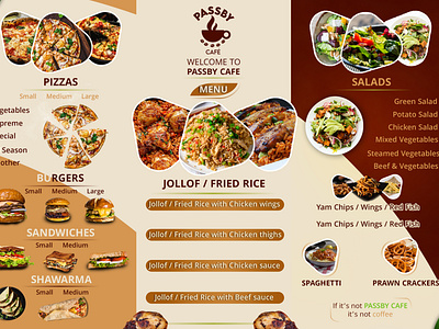 PASSBY MENU BROCHURE B