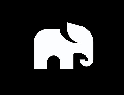 Elephant mark / Symbol / Minimalist brand identity branding elephant lettermark logo logodesign logomark logotype minimal minimalist logo monogram monogram logo wordmark wordmark logo