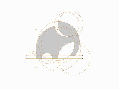 Elephant logo mark construction.