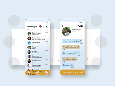 Daily UI #013 - Direct Messaging