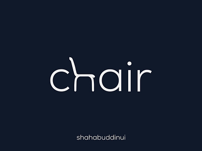 Chair Logo Design awesome logo branding creative logo flat logo illustration logo design minimalist logo modern logo typography unique logo design