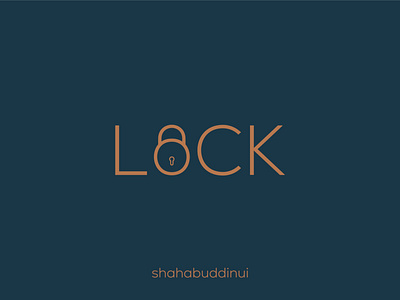 Lock Logo Design awesome logo branding creative logo flat logo logo design minimalist logo modern logo typography unique logo design vector