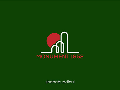 Monument 1952 Logo Design awesome logo branding creative logo flat logo logo design minimalist logo modern logo typography unique logo design vector