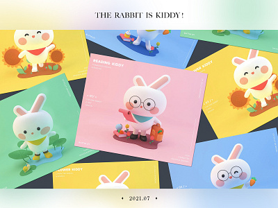 The  3D  rabbit  named  Kiddy！