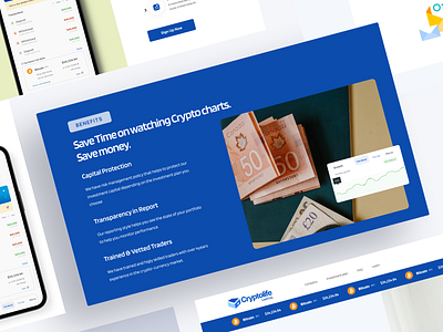 Crypto Investment Website Design app crypto design ui ui design ux website