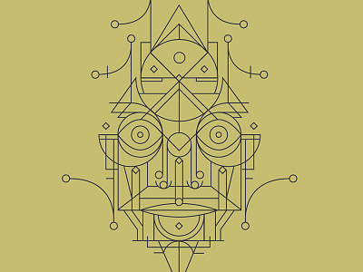 Mask alfrombern gradient lineart lines linework pattern space stuff