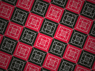 new geometric pattern design geometric illustration lines linework red stuff symmetric