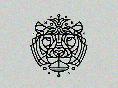 Siberian Tiger - Tattoo animals cold dynamic graphic illustration line linework siberian tattoo tiger