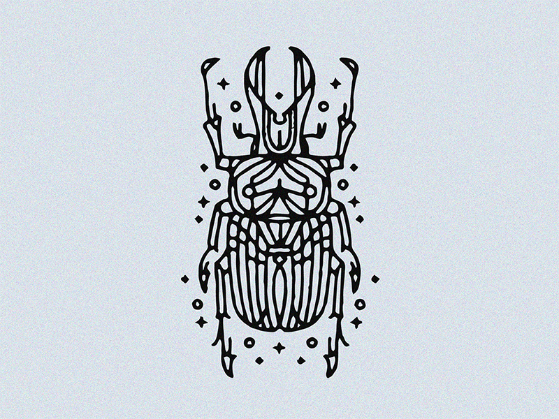 Another Beetle  Tattoo by alain on Dribbble