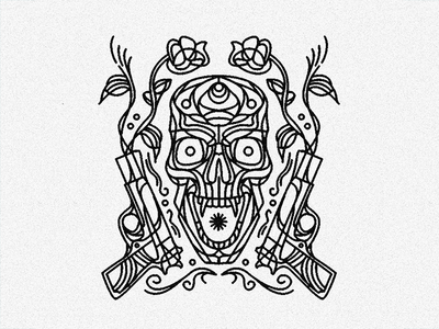 guns u0027n u0027roses tattoo by alain l u0027thi dribbble guns u0027n u0027roses tattoo by alain l u0027thi dribbble