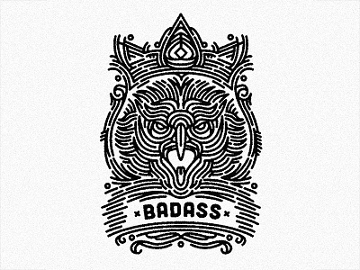 Badass Eagle - (for) Print