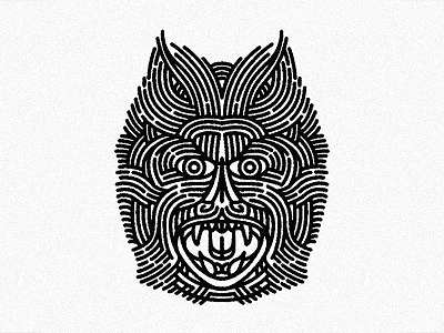 brown capuchin monkey - (for) Print animal capuchin design graphic illustration linework monkey print tattoo