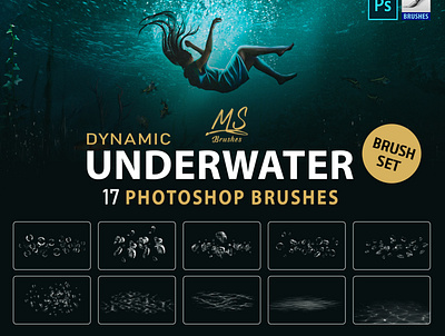 Underwater Brushes art artist artwork brush brushes brushset digital digital art digitalart illustration photoshop