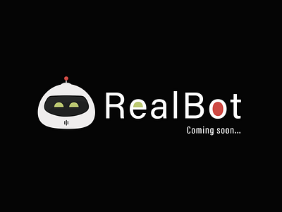 RealBot brand identity branding illustration logo mascot character new new project