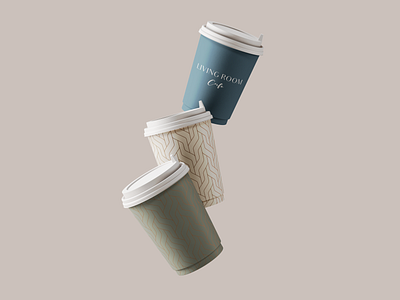 Living Room Cafe brand identity branding photoshop product productdesign