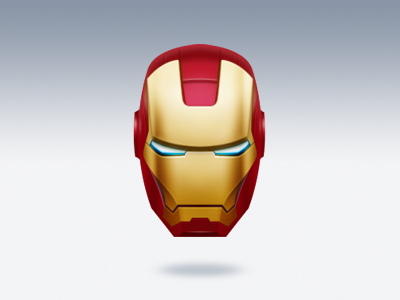 IRON MAN head icon iron ironman metal