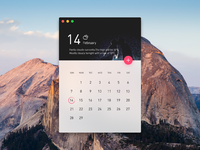 calendar for macbook air desktop
