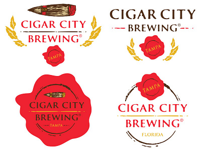 Cigar City Rebrand Exploration adobeillustrator apparel beer beerbranding beerlogo brand branding illustration logo tshirtdesign vector vectorart