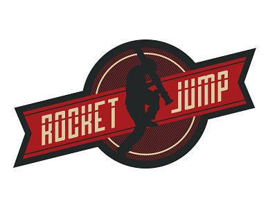 Rocket Jump badge branddevelopment branding camp design graphic logo youtube